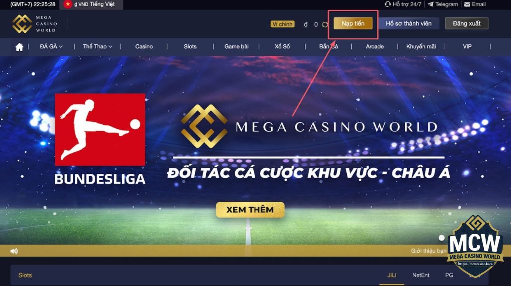 Giới Thiệu Cách Nạp Tiền MCW – Hướng Dẫn Chi Tiết